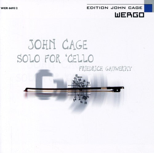 J. CAGE - Solo for Cello Music CD