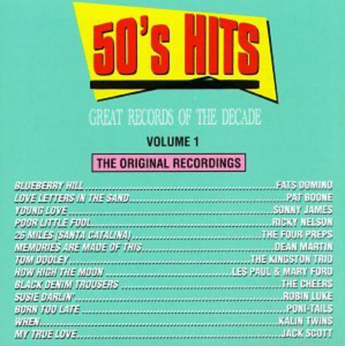 Great Records Of The Decade - 50's Pop Hits 1 / Various Music CD