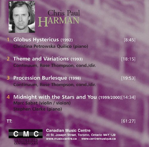 Rose Thompson - Chris Paul Harman Music CD