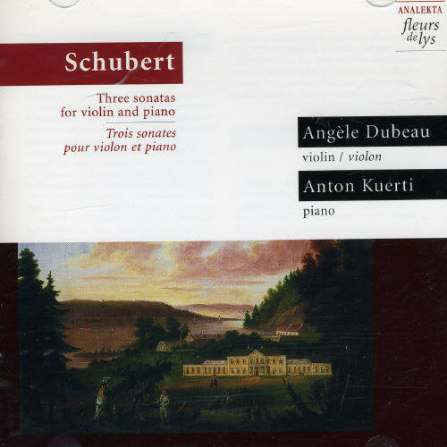 F. SCHUBERT - 3 Sonatas for Violin & Piano Music CD
