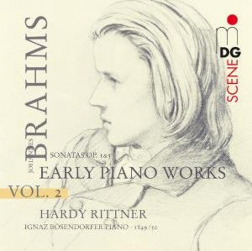 Brahms / Rittner - Early Piano Works 2: Sonatas Op 1 & 5 Music CD