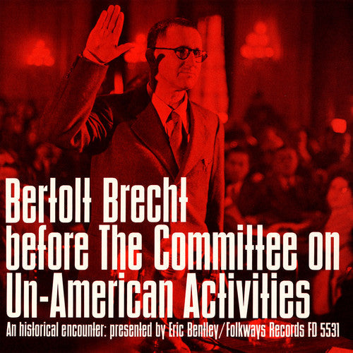 Brecht/Bertolt - Bertolt Brecht Committee Un-American Activities Music CD
