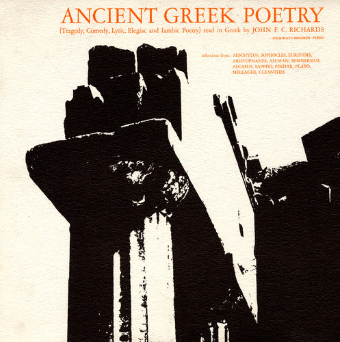 John Richards FC - Ancient Greek Poetry: Tragedy Comedy Music CD