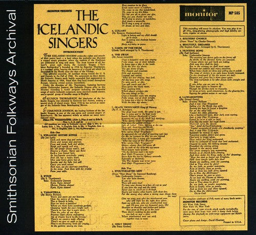 Icelandic Singers - The Icelandic Singers Music CD