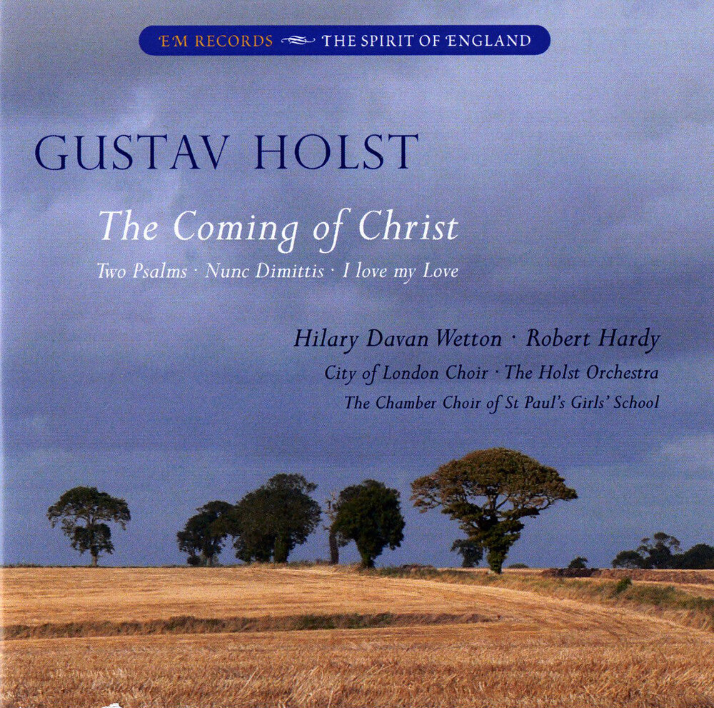 G Holst - Coming Of Christ Music CD