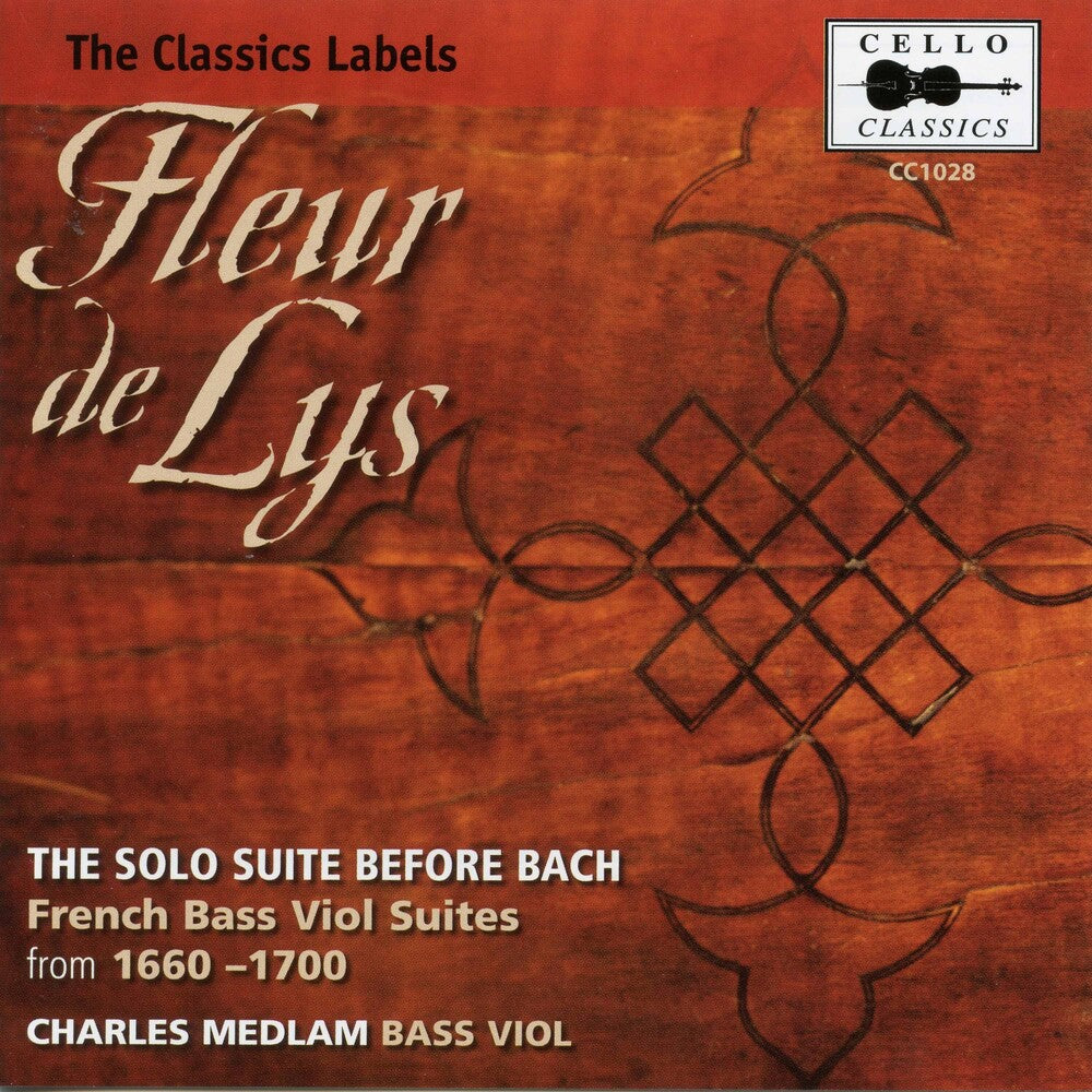 Charles Medlam - Solo Suite Before Bach Music CD