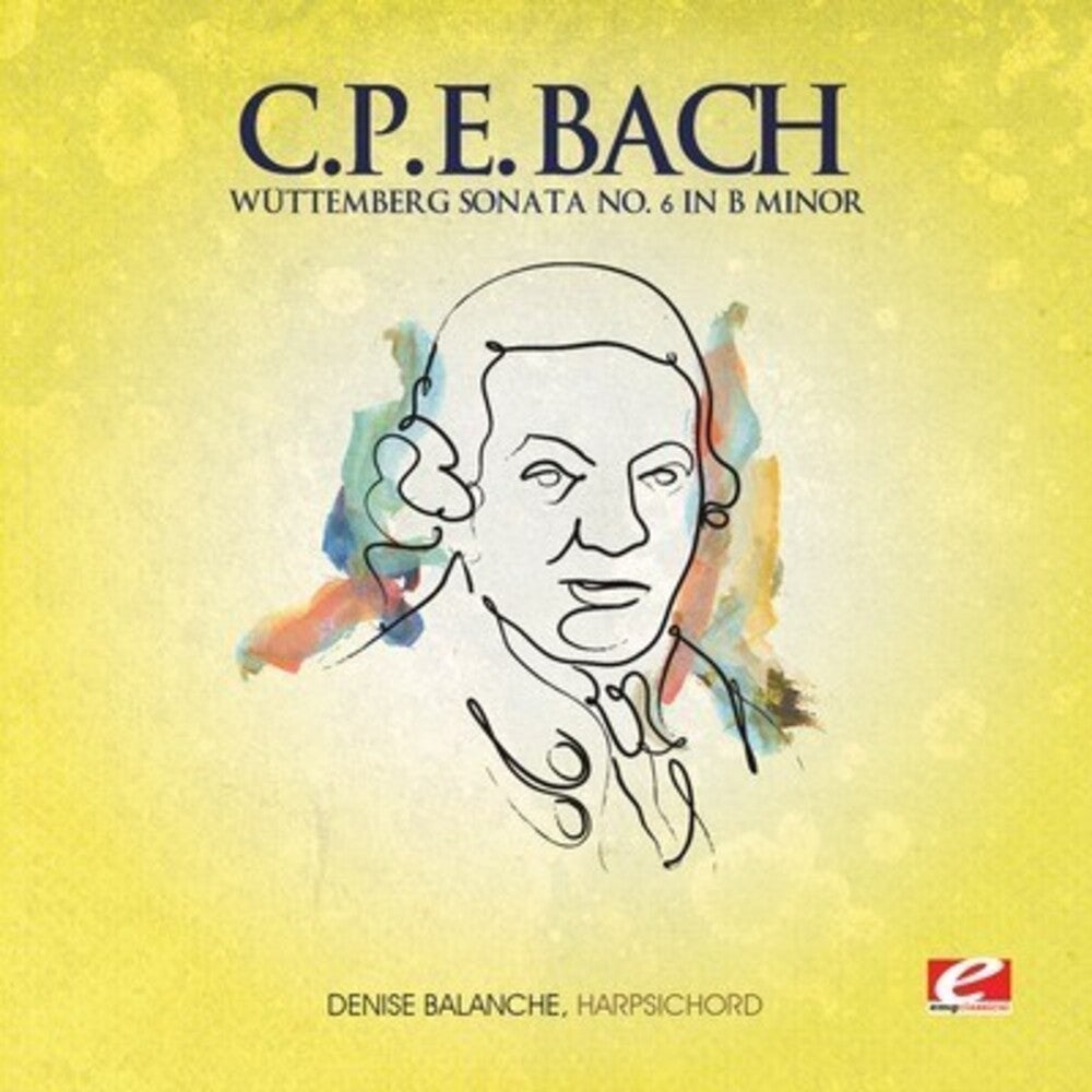 C Bach .P.E. - Wuttemberg Sonata 6 B Min (Ep) (Mod) Music CD