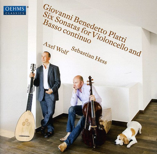 Sebastian Hess - 6 Sonatas for Violoncello & Basso Continuo Music CD