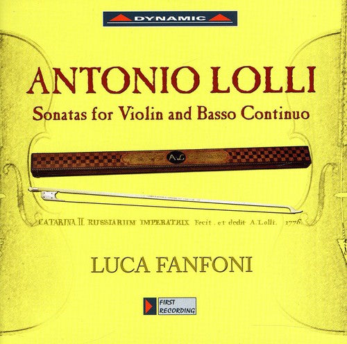 Luca Fanfoni - Sonatas for Violin Music CD