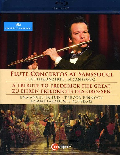 Frederick Ii Of Prussia / Pahud / Pinnock - Flute Concertos At Sanssouci - Blu-ray