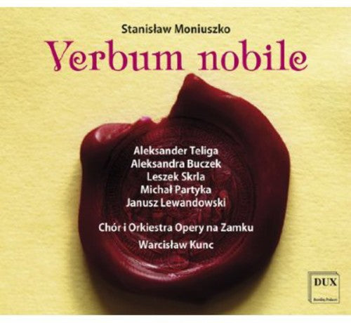 Moniuszko / Kunc / Teliga - Verbum Nobile Music CD