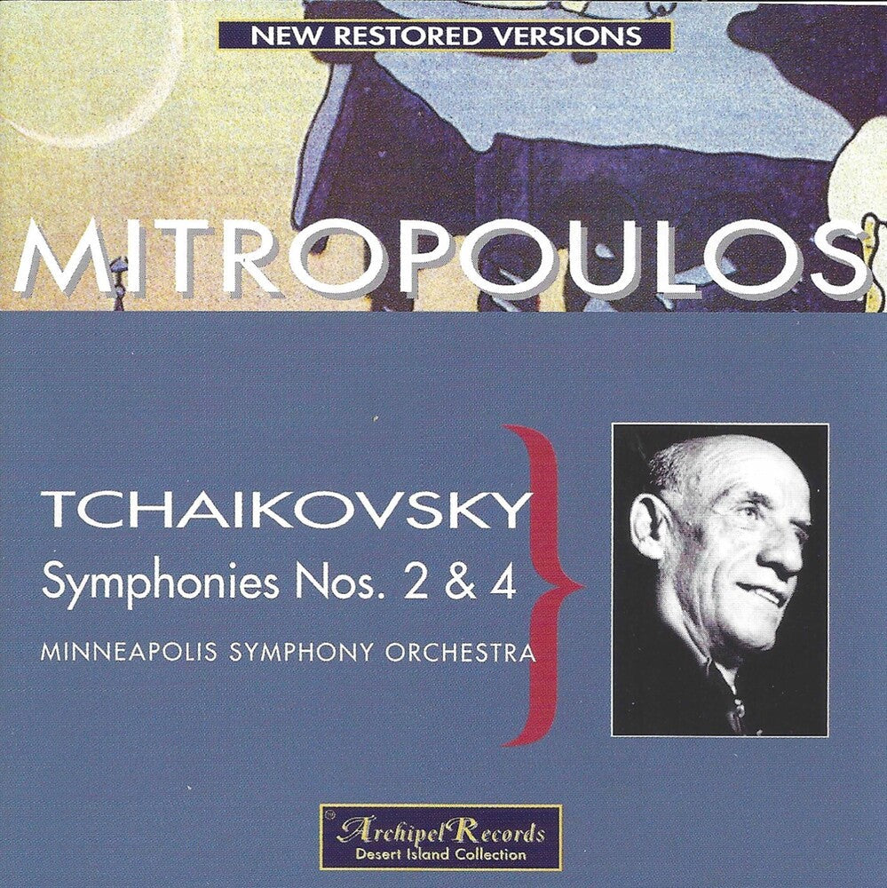 Tchaikovksy / Mitropoulos - Sym 2 & 4-Minneap Music CD