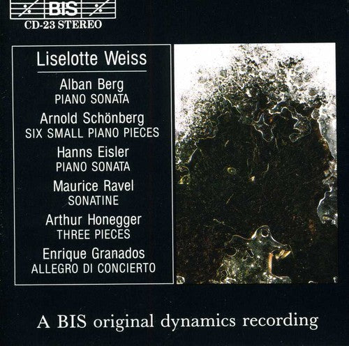 Liselotte Weiss - Piano Works Music CD
