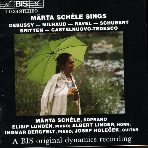 Marta Schele - Trois Chansons de Bilitis Music CD