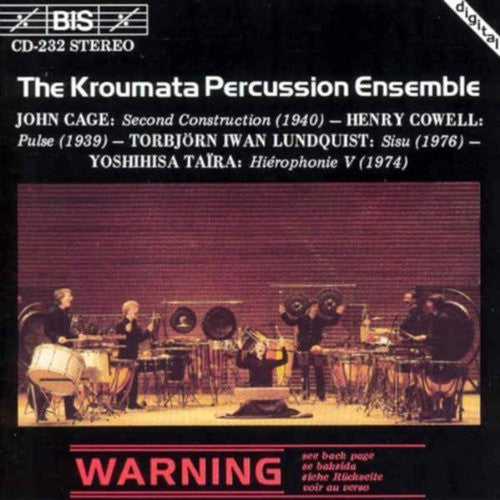 Kroumata Percussion Ensemble - 2nd Constr for 4 Players Music CD