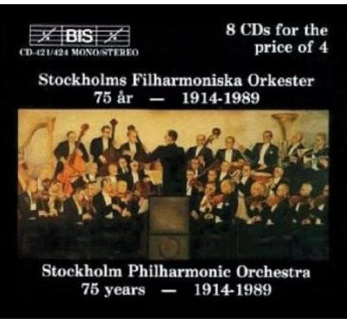 Stockholm Philharmonic Orchestra - 75 Year: 1914-1989 Music CD