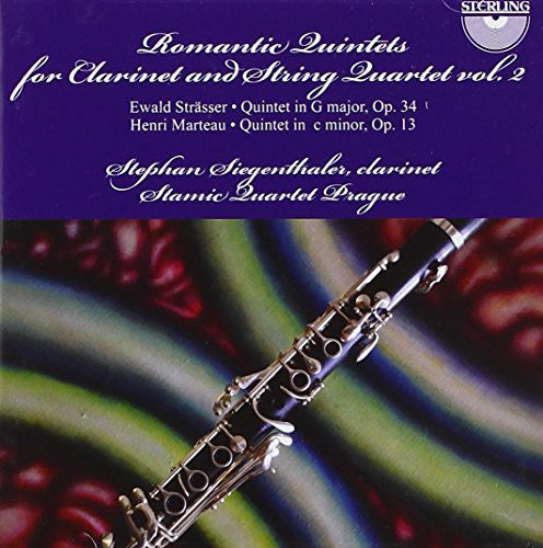 Strasser / Siegenthaler / Stamic Quartet Prague - Romantic Quintets for Clarinet and String Quintet Music CD