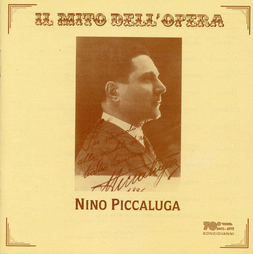Nino Piccaluga - Opera Arias Music CD