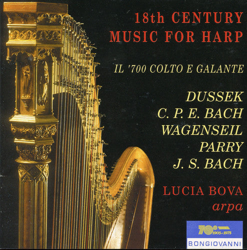 Lucia Bova - 18th Century Music for Harp Music CD