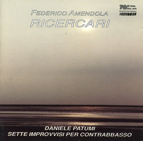Amendola / Patumi - Ricercari Music CD