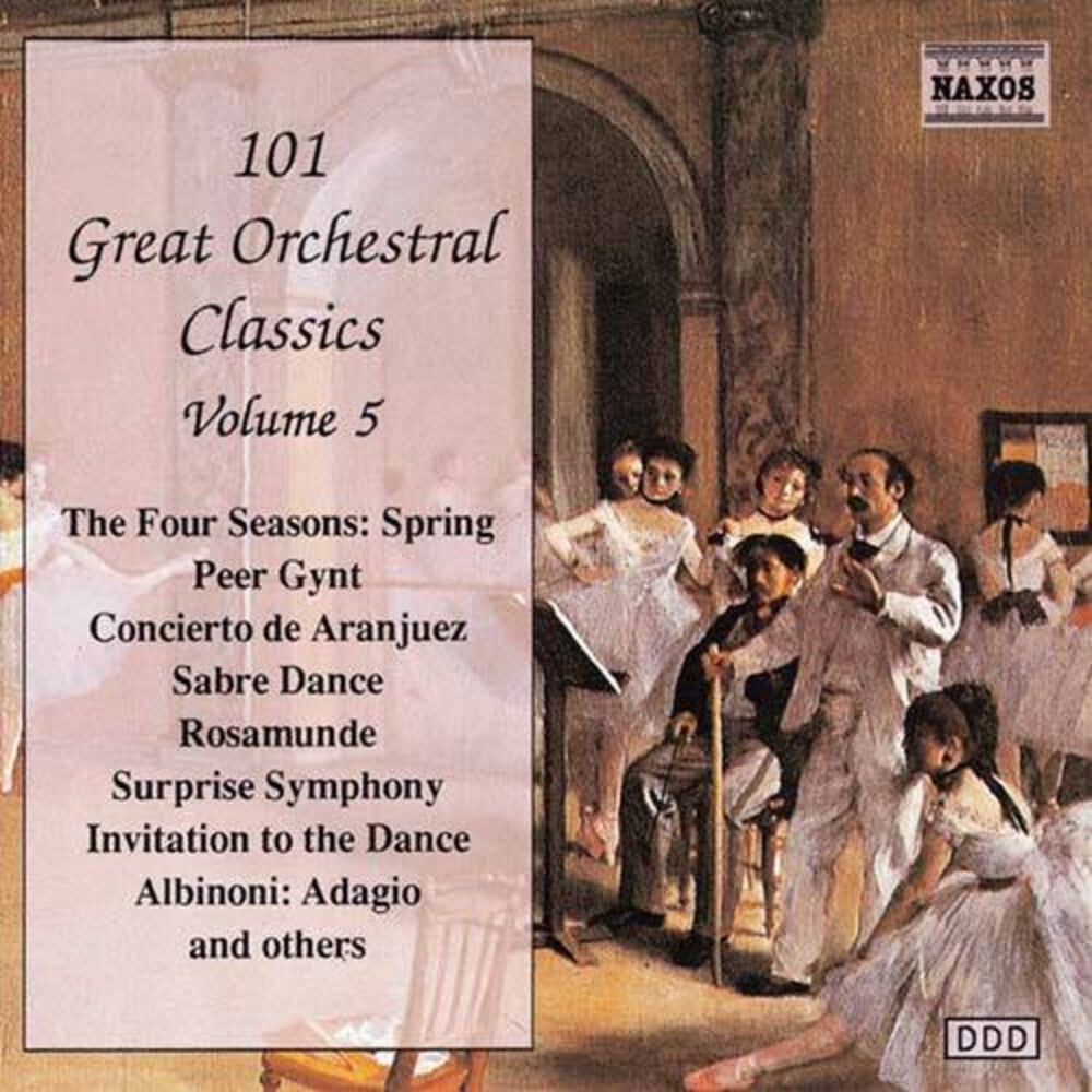 Mozart/Mendelssohn - 101 GREAT ORCHESTRAL CLASSICS, Vol. 5 Music CD