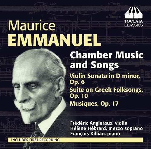 Emmanuel - Chamber Music & Songs Music CD