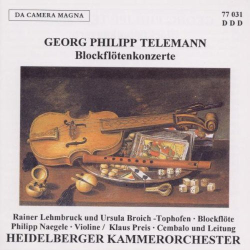 Telemann / Lehmbruck - Cons for Recorder Music CD