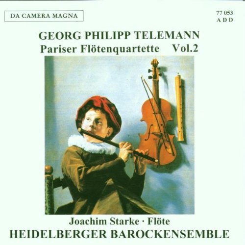 Telemann / Starke - Pariser Floten Quartette 2 Music CD