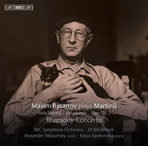 Martinu / Rysanov / Bbc Sym Orch / Belohlavek - Maxim Rysanov Plays Martinu Music CD