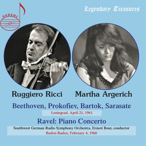 Martha Argerich / Ricci,Ruggerio - Play Beethoven Prokofiev & More Music CD