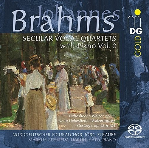 Brahms / Norddeutscher Figuralchor / Jorg Straube - Secular Vocal Works 2 Music CD