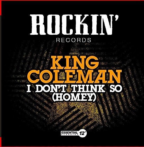 King Coleman - I Don't Think So (Homey) Music CD