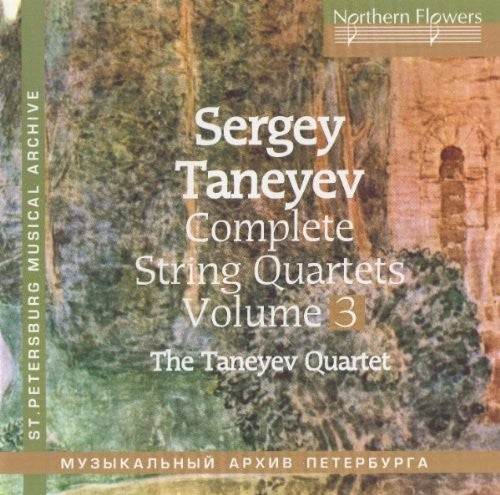 S. TANEYEV - Complete String Quartets 3 Nos. 3 & 8 Music CD