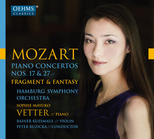 Mozart / Vetter / Kussmaul / Hamburg Symphony - Mozart: Piano Concertos Nos 17 & 27 Music CD