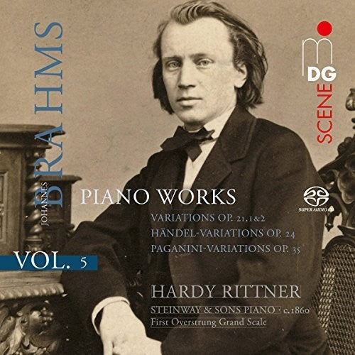 Hardy Rittner - Brahms: Piano Works 5 Music CD