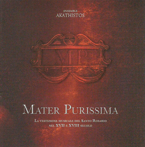 Ensemble Akathistos - Mater Purissima Music CD