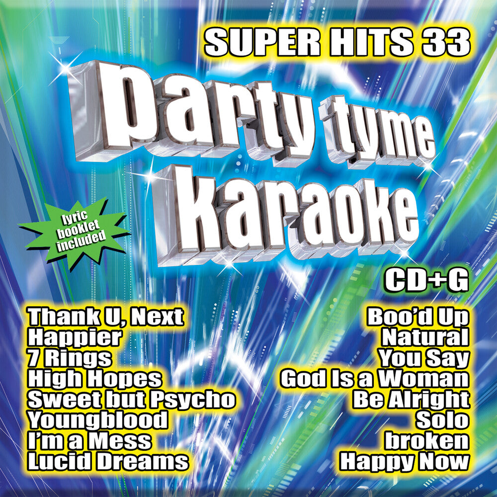 Party Time Karaoke - Super Hits 33 Music CD