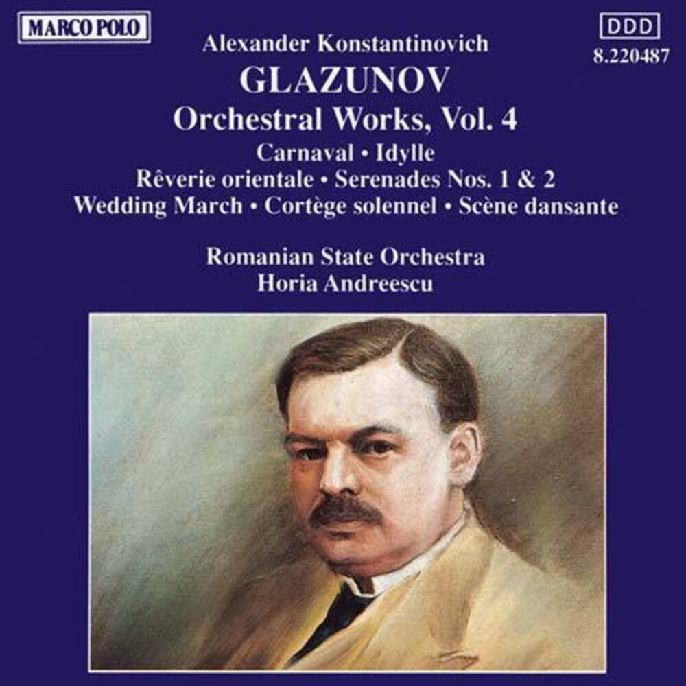 A. GLAZUNOV - Orchestral Works-Vol. 4 Music CD