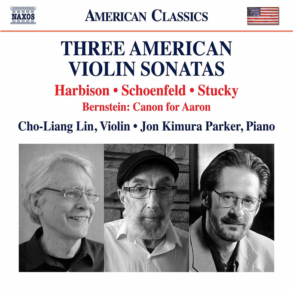 Lin / Harbison / Schoenfield - Three American Violin Sonatas Music CD
