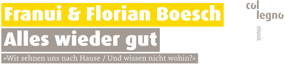 Brahms / Boesch / Franui - Alles Wieder Gut Music CD