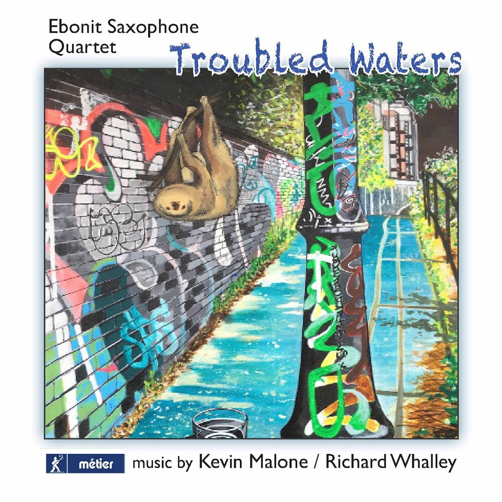 Malone / Ebonit Saxophone Quartet - Troubled Waters Music CD