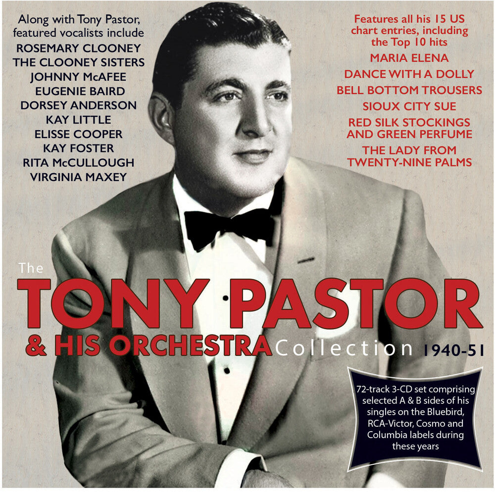 Tony Pastor & His Orchestra - Collection 1940-51 Music CD