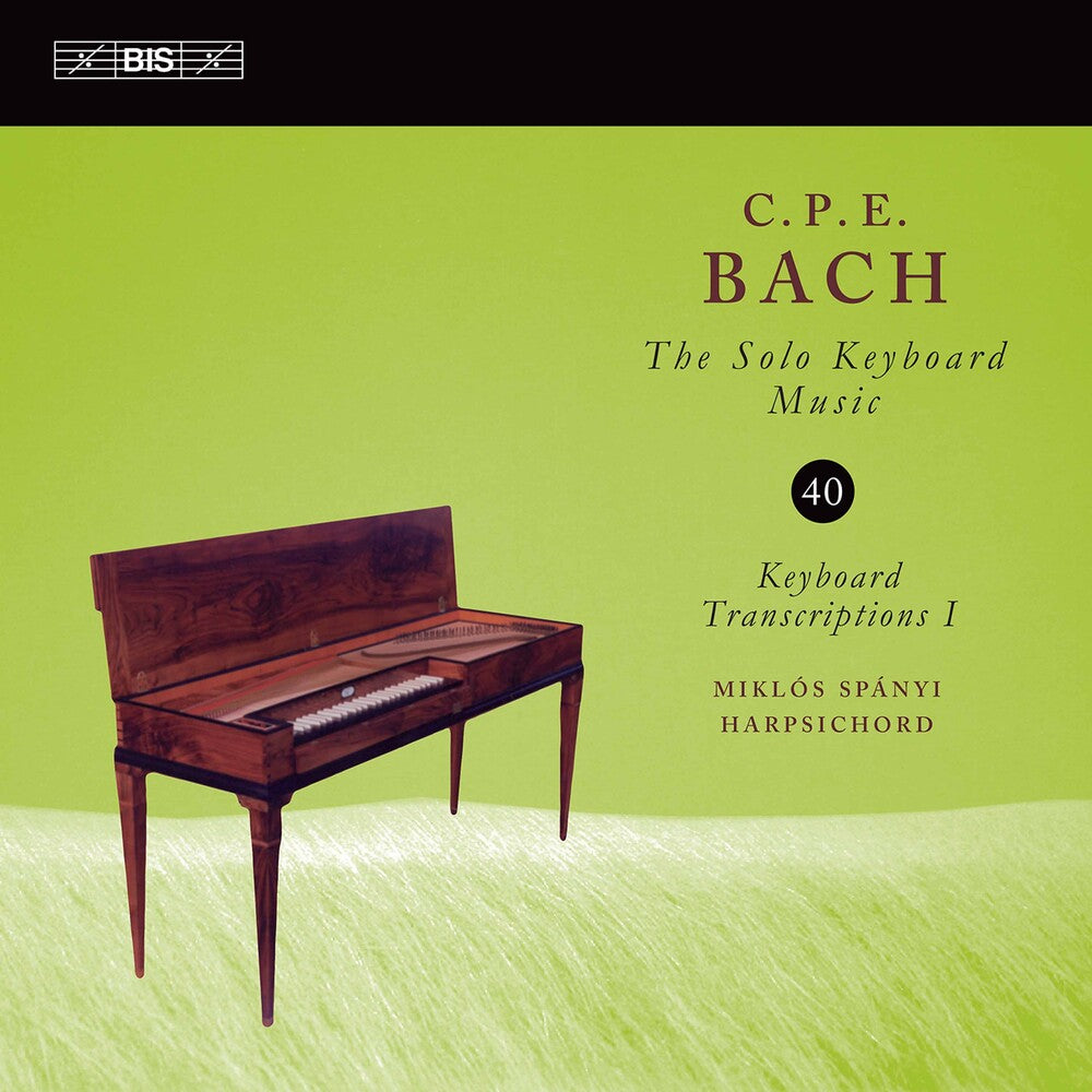 C Bach .P.E / Spanyi - Solo Keyboard Music 40 Music CD