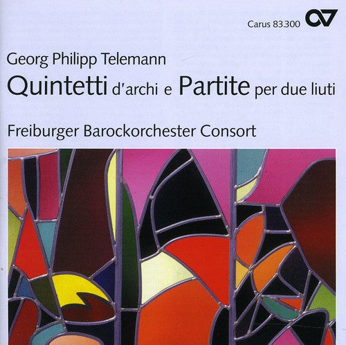 Telemann - Quintets for Strings & Partitas for 2 Lutes Music CD
