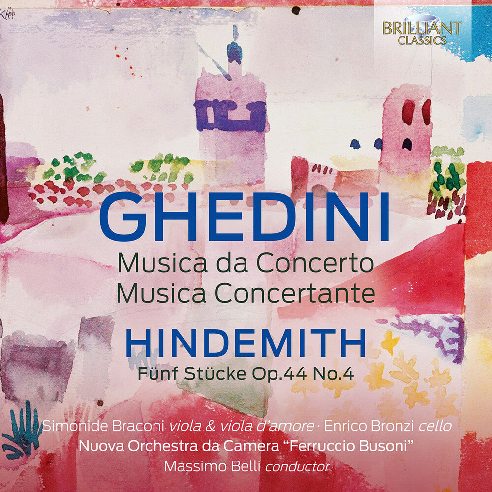 Ghedini / Braconi / Bronzi - Musica Da Concerto Music CD