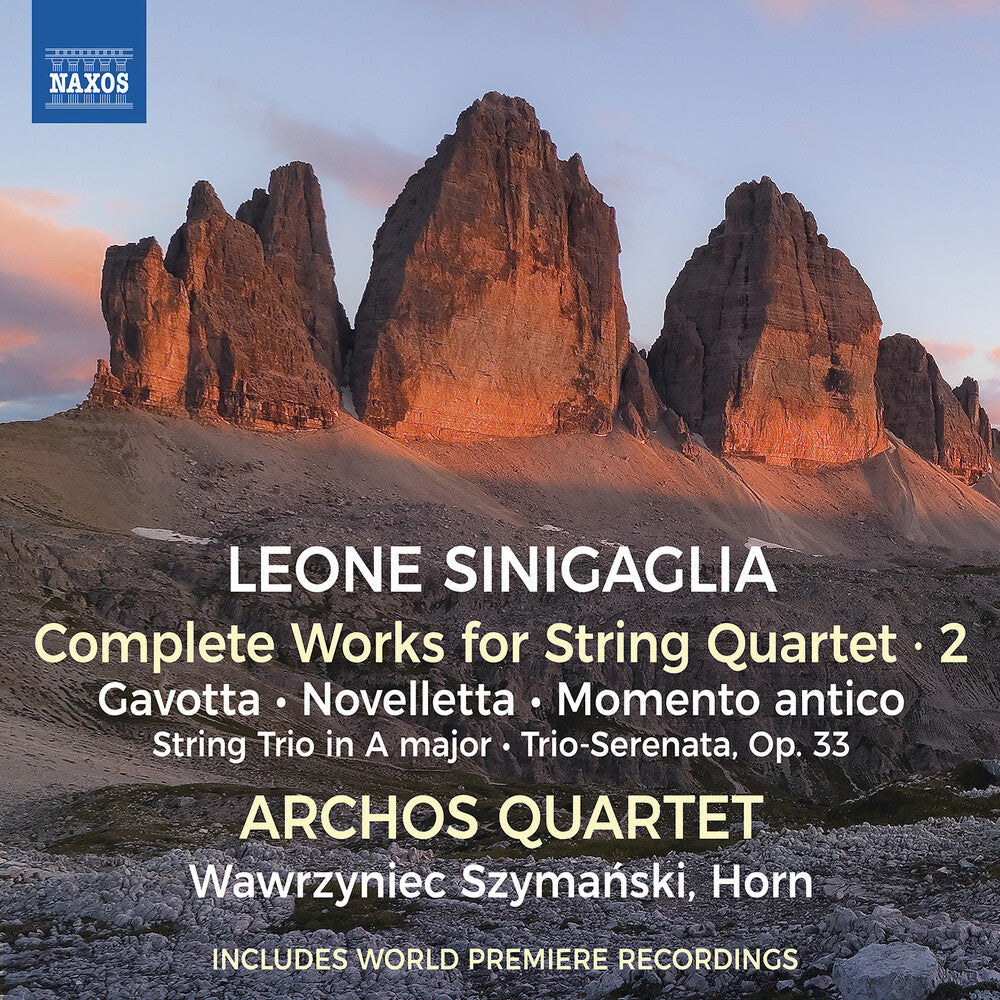 Sinigaglia / Jeska / Kostadinov - V2: Works For String Quartet Music CD