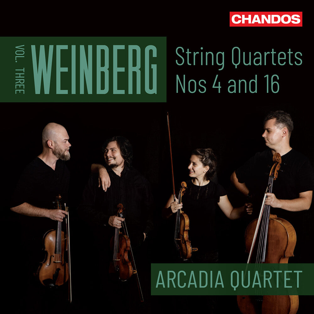 Weinberg / Arcadia Quartet - V3: String Quartets Music CD