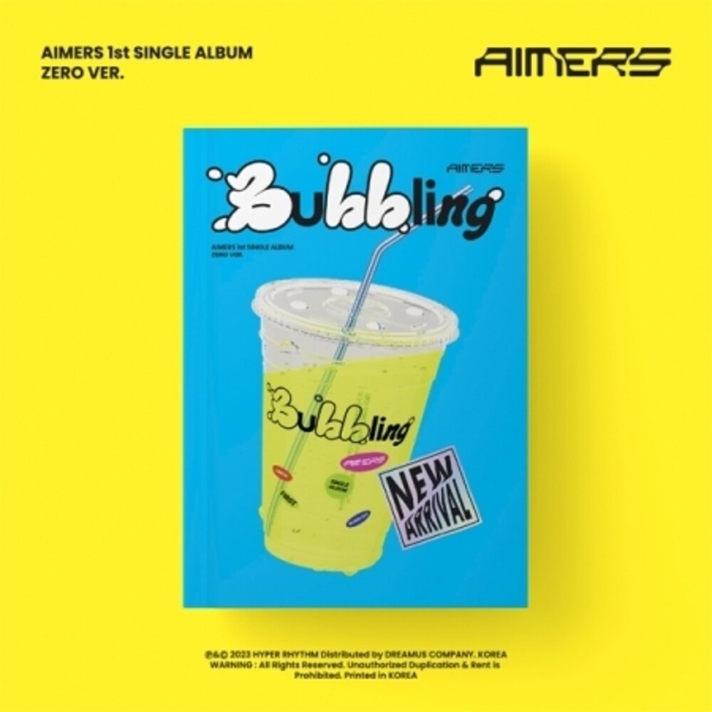 Aimers - 1st Single (Bubbling) (Zero Ver.) (Post) (Stic) Music CD
