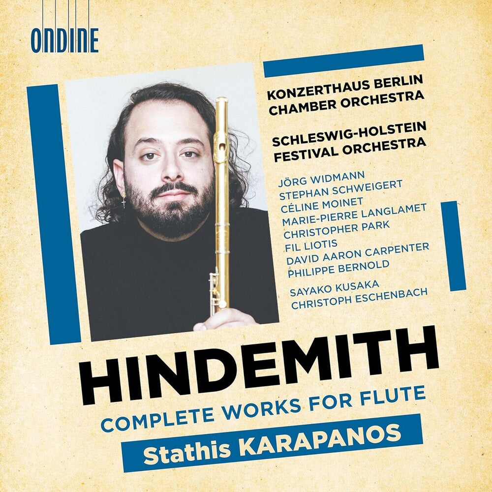 Hindemith / Karapanos / Schweigert - Complete Works For Flute Music CD