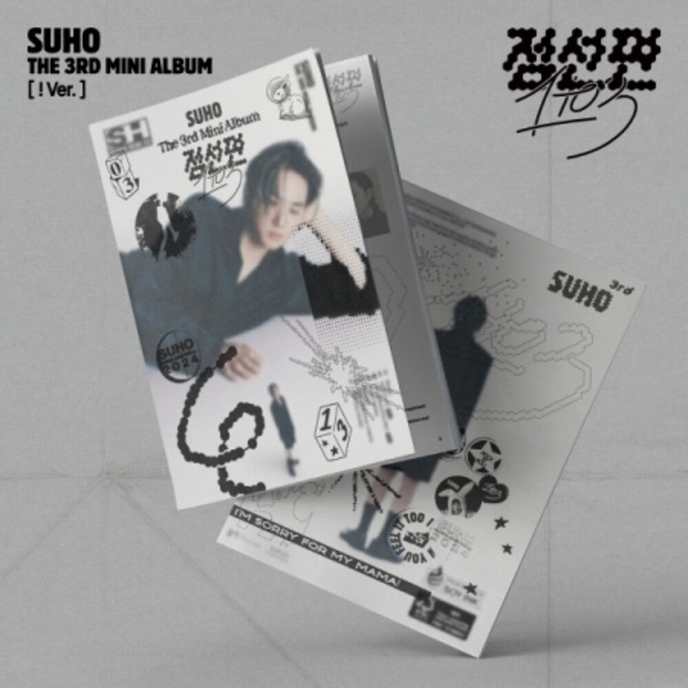 Suho - 1 To 3 - ! Version (Stic) (Pcrd) (Phob) (Phot) Music CD